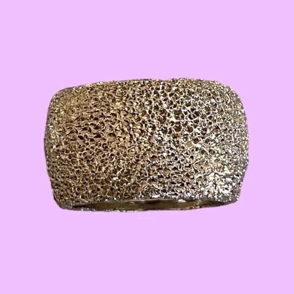 NWOT Ladies Size 7 Silver Cocktail Ring - Picture 2 of 3